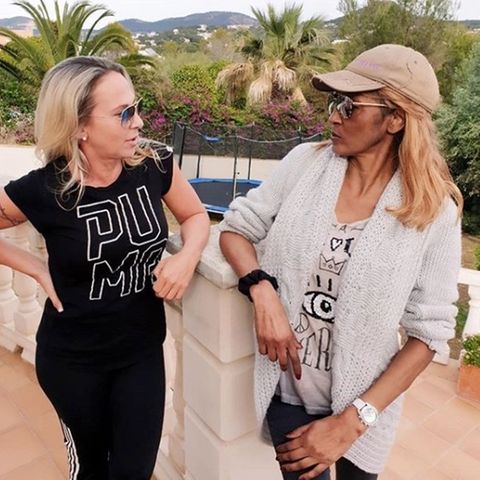 Marion Pfaff alias "Krümel" und Nadja Abd el Farrag