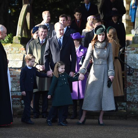 Prinz William und Herzogin Catherine mit ihren Kindern George und Charlotte