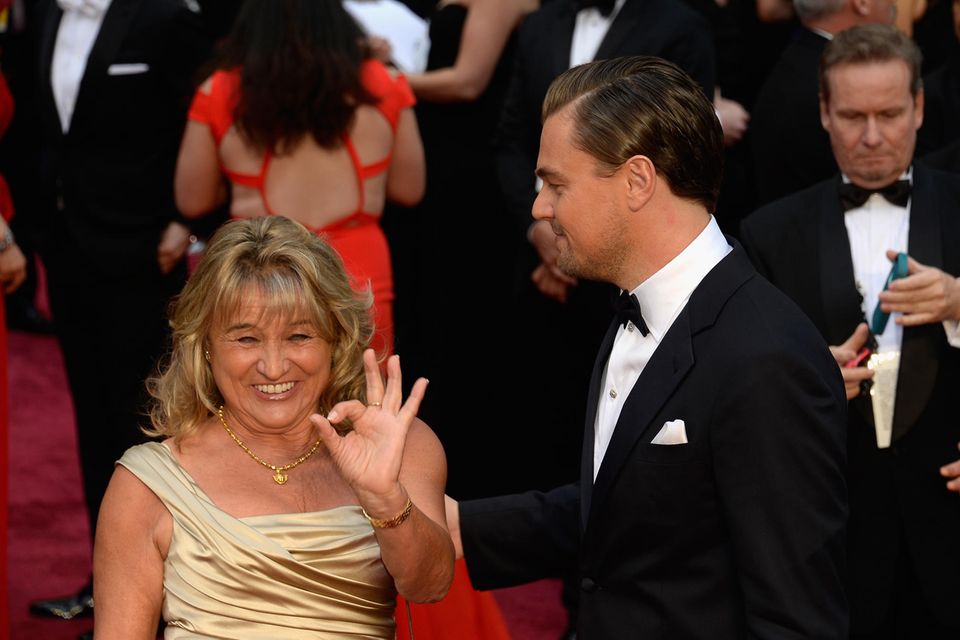  Irmelin Indenbirken mit ihrem berühmten Sohn Leonardo DiCaprio
