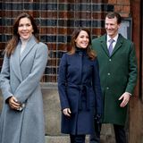 25. Dezember 2019  Auch Prinzessin Marie und ihr Mann Prinz Joachim haben sich dem Weihnachtsgottesdienst im Kreise der Familie angeschlossen.