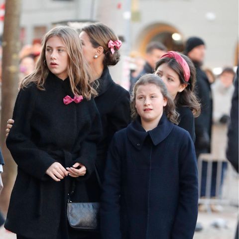 Prinzessin Märtha Louise mit ihren Töchtern Leah Isadora, Emma Tallulah und Maud Angelica.