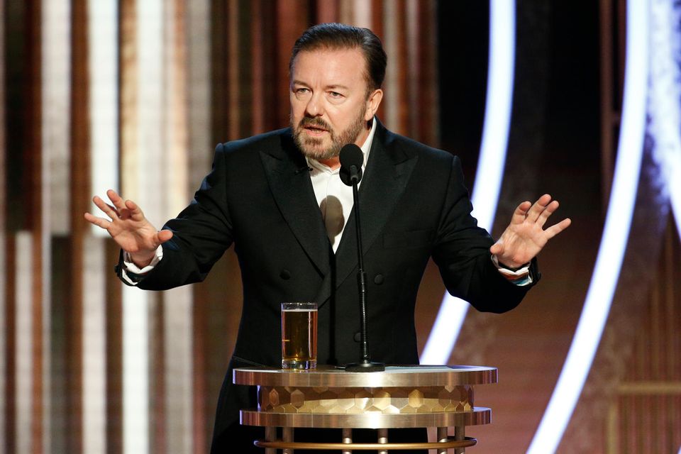Ricky Gervais Seine fiesesten Sprüche bei den Golden Globes GALA.de