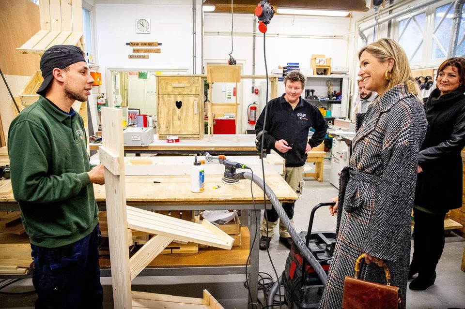 Königin Máxima besucht eine Königin Máxima besucht eine