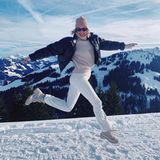 Lena Gercke im Schnee
