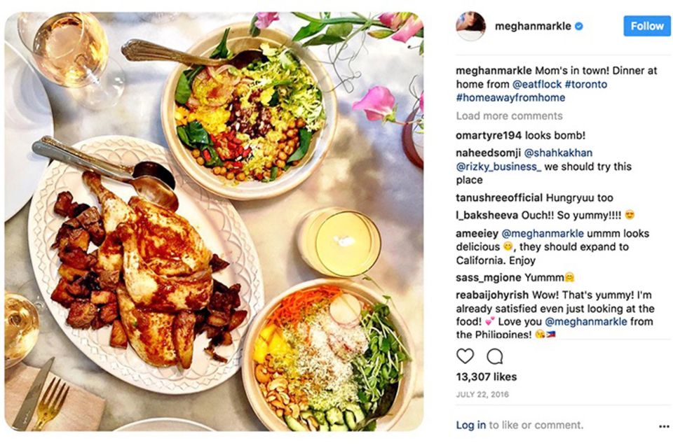 Meghan Markle: "FLOCK Rotisserie + Greens": Für Meghan immer eine Dinner-Option "FLOCK Rotisserie + Greens": Für Meghan immer eine Dinner-Option