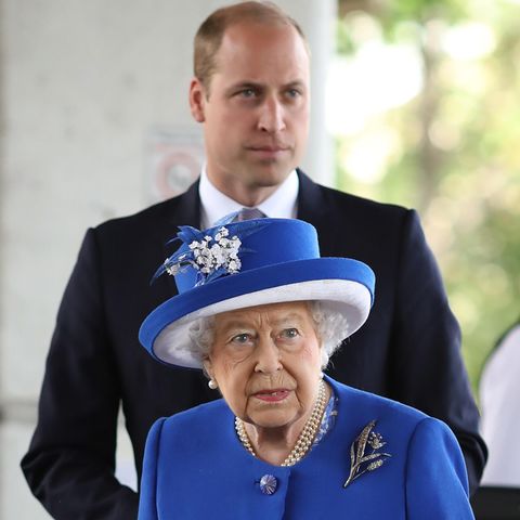Queen Elizabeth und Prinz William