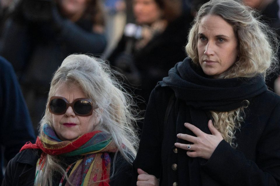 Ari Behn (†47): Ebba Ryst Heilmann bei der Beerdigung von Ari Behn Ebba Ryst Heilmann bei der Beerdigung von Ari Behn