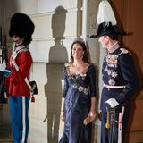 1. Januar 2020  Beim traditionellen Neujahrsempfang auf Schloss Amalienborg zeigen sich Prinzessin Marie und Prinz Joachim in voller royaler Pracht und Uniform.