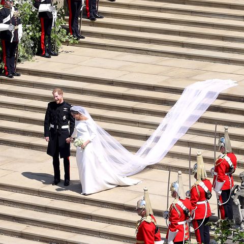 Prinz Harry und Herzogin Meghan am Tag ihrer Hochzeit. 