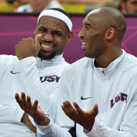 LeBron James und Kobe Bryant (†)