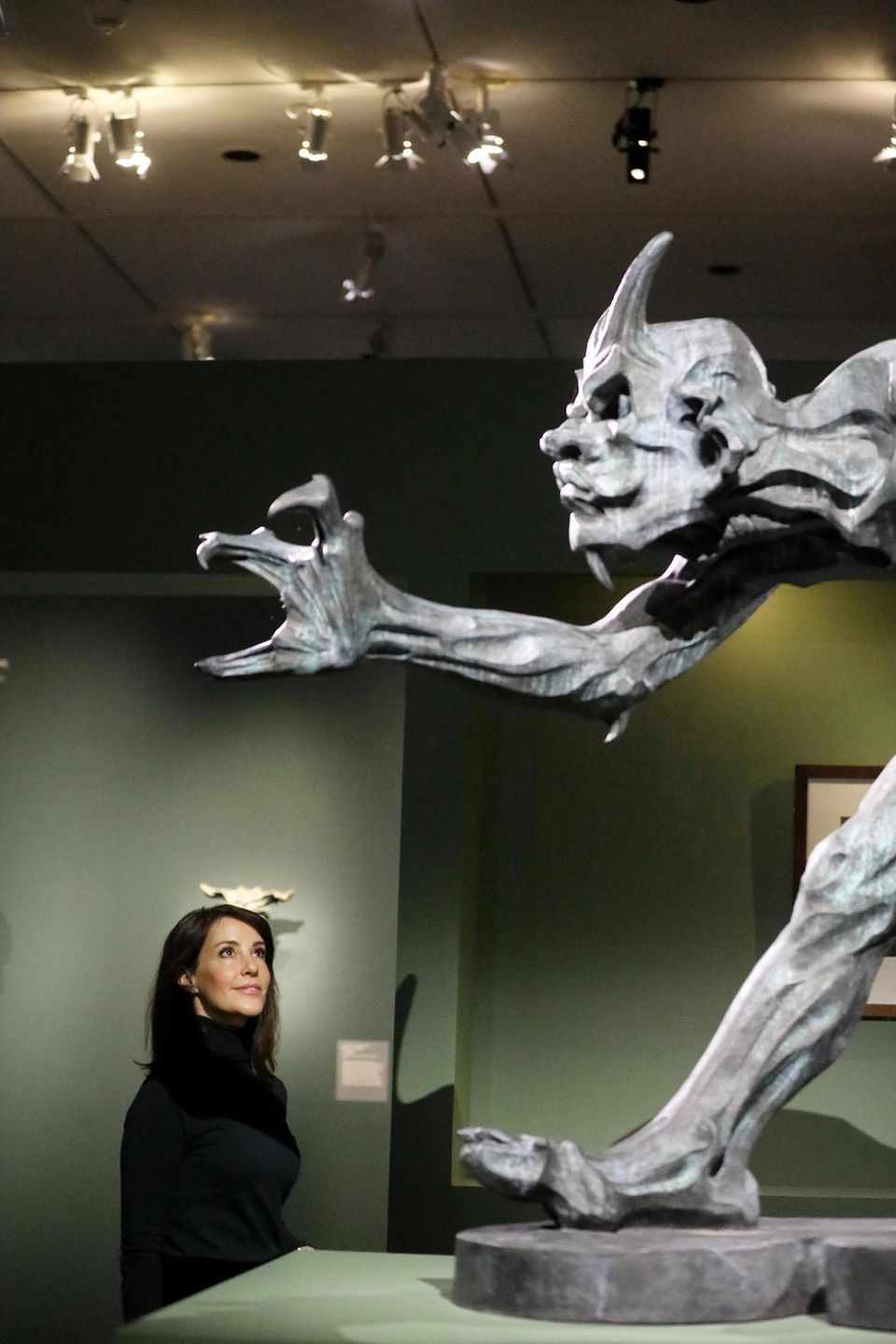 Prinzessin Marie von Dänemark bei einer Ausstellung Prinzessin Marie von Dänemark bei einer Ausstellung