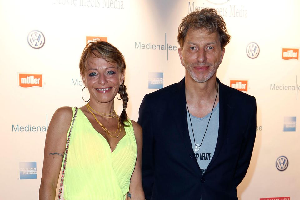 Jo Kern und Rufus Beck gemeinsam beim Filmfest München (2013). 