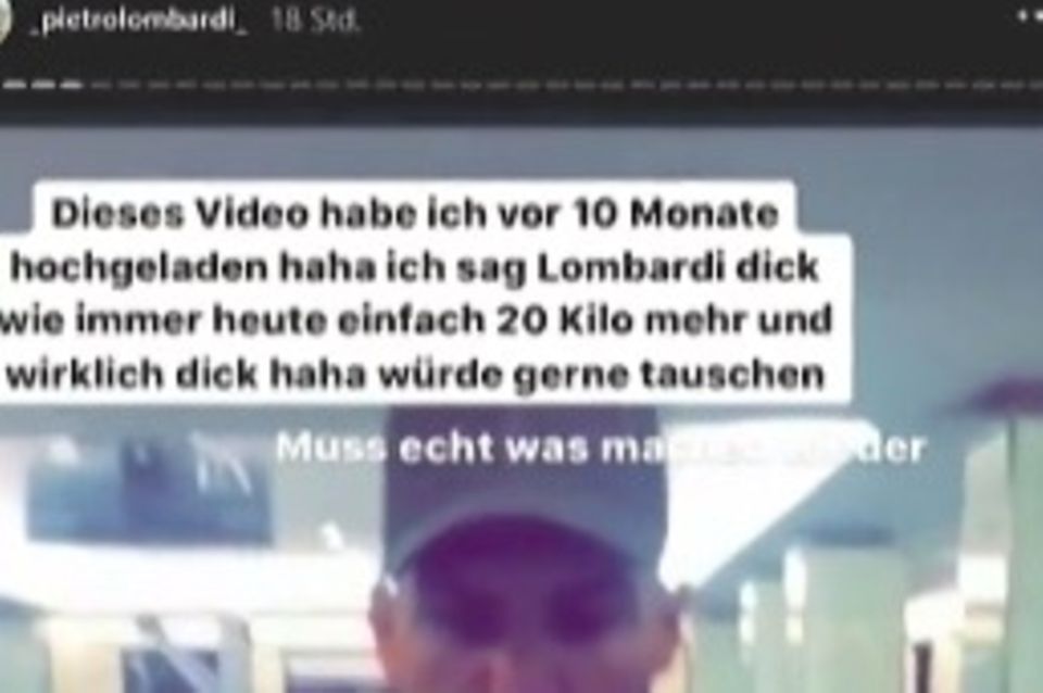 Pietro Lombardi: Pietro Lombardi auf Instagram Pietro Lombardi auf Instagram