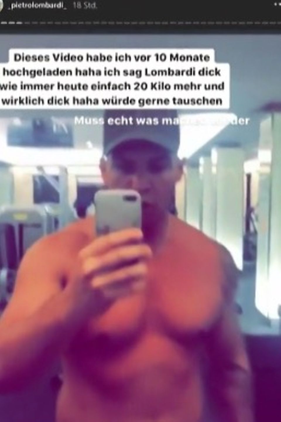 Pietro Lombardi auf Instagram Pietro Lombardi auf Instagram