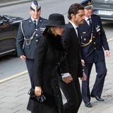 Prinzessin Sofia + Prinz Carl Philip kommen zur Trauerfeier