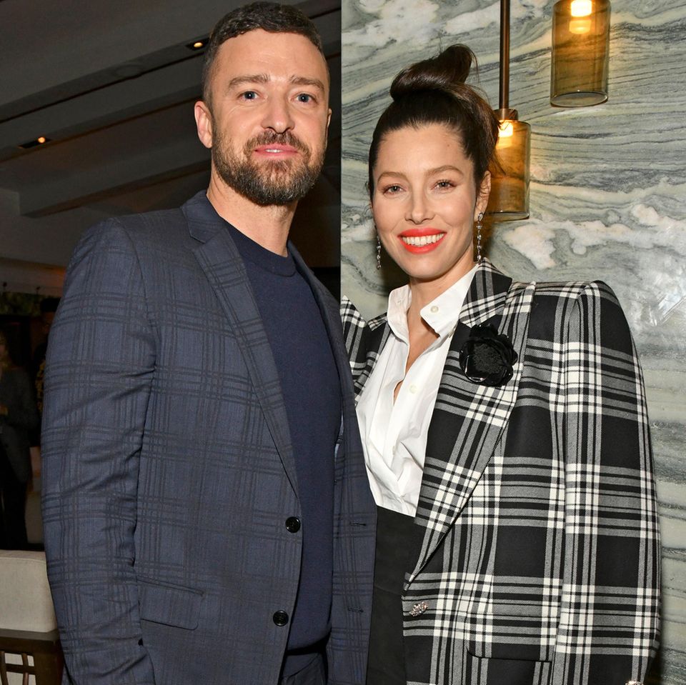 Justin Timberlake und Jessica Biel im auffälligen Partnerlook 