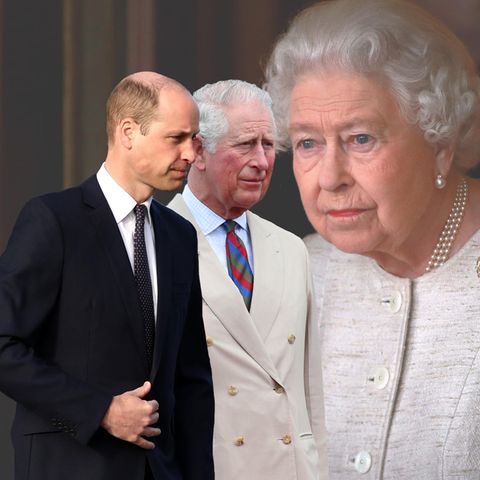 Prinz William steht in der Thronfolge hinter seinem Vater, Prinz Charles. Noch regiert die Queen.