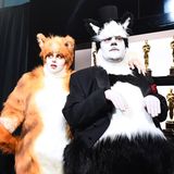 Rebel Wilson + James Corden als Katzen verkleidet bei der Oscar-Verleihung