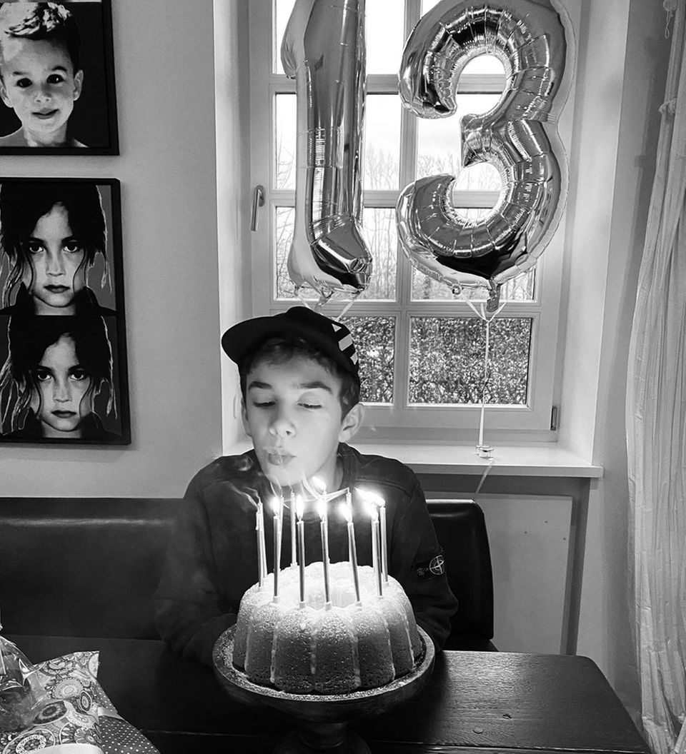 Heiner Lauterbachs Sohn feiert 13. Geburtstag Heiner Lauterbachs Sohn feiert 13. Geburtstag