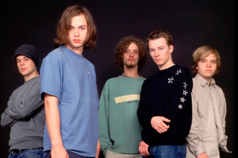 "The Voice Kids": Kai Fischer, Florian Sump, Kim Frank, Andreas "Puffi" Puffpaff und Gunnar Astrup als "Echt" im Oktober 2001 Kai Fischer, Florian Sump, Kim Frank, Andreas "Puffi" Puffpaff und Gunnar Astrup als "Echt" im Oktober 2001