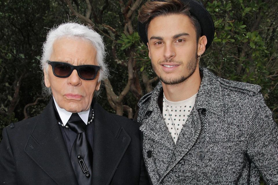 Chanel-Designer Karl Lagerfeld und seine Muse Baptiste Giabiconi verband eine enge Freundschaft.