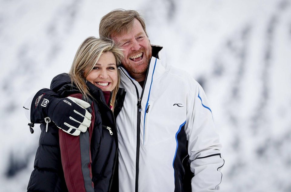 Máxima + Willem-Alexander im Winterurlaub Máxima + Willem-Alexander im Winterurlaub