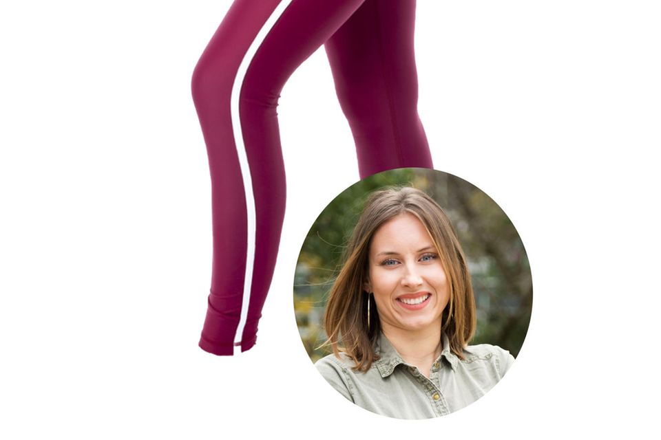 Must-haves: Online-Redakteurin Lara ist nicht nur von dem Material begeistert, sondern auch Fan des Designs: Der schmale Streifen an der Seite zaubert wunderbar schmale Beine. Online-Redakteurin Lara ist nicht nur von dem Material begeistert, sondern auch Fan des Designs: Der schmale Streifen an der Seite zaubert wunderbar schmale Beine.