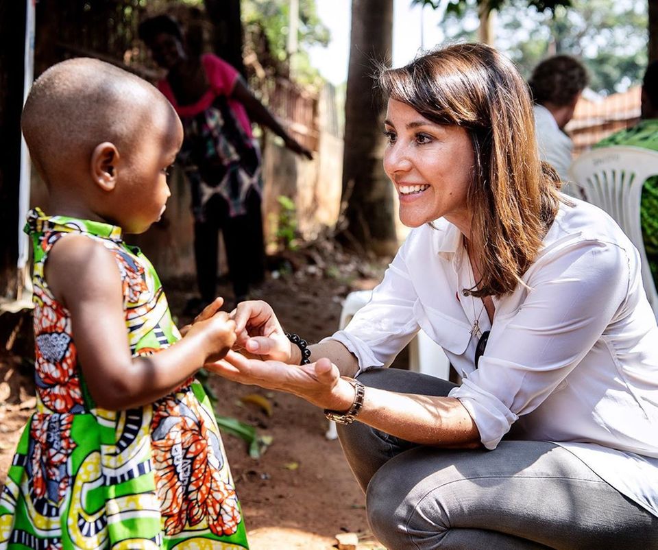 Prinzessin Marie in Uganda