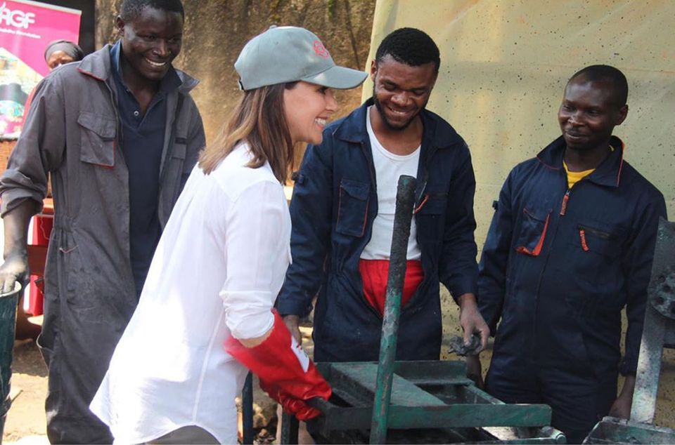 Prinzessin Marie in Uganda