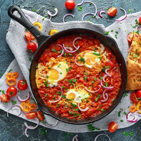 Shakshuka, Frühstücksrezept, Frühstück, Food-Trend