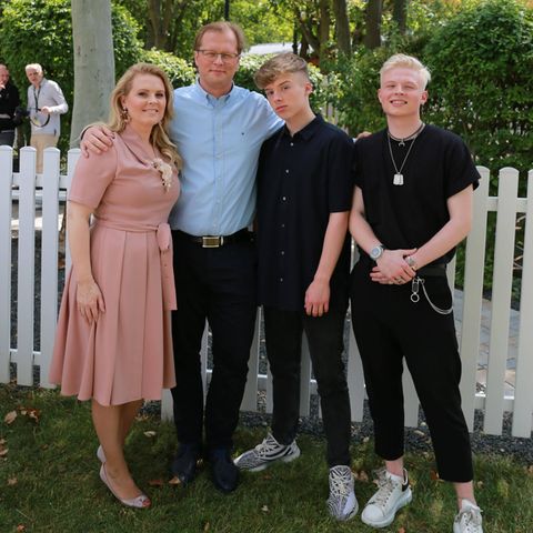 Patricia Kelly mit ihrer Familie