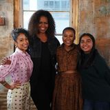 Michelle Obama postet ein Foto mit Frauen, die ihre "Girls Opportunity Alliance" unterstützen.