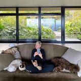 Für Ellen Degeneres und Portia DeRossi sind ihre Haustiere die beste Begleitung durch die Coronakrise.