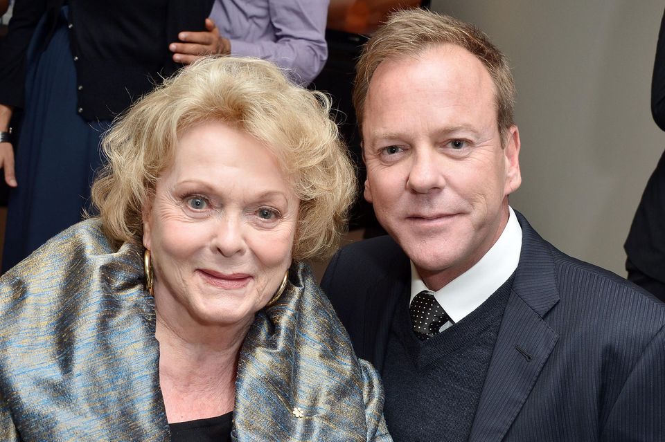 Kiefer Sutherland und seine Mutter Shirley Douglas 