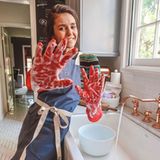 Mit diesem Schnappschuss bei der Hausarbeit betont "Vampire Diaris"-Star Nina Dobrev, wie wichtig es ist, sich sauber und gesund zu halten.