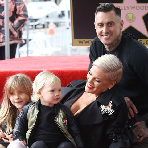 Pink, Carey Hart mit ihren Kindern Willow und Jameson