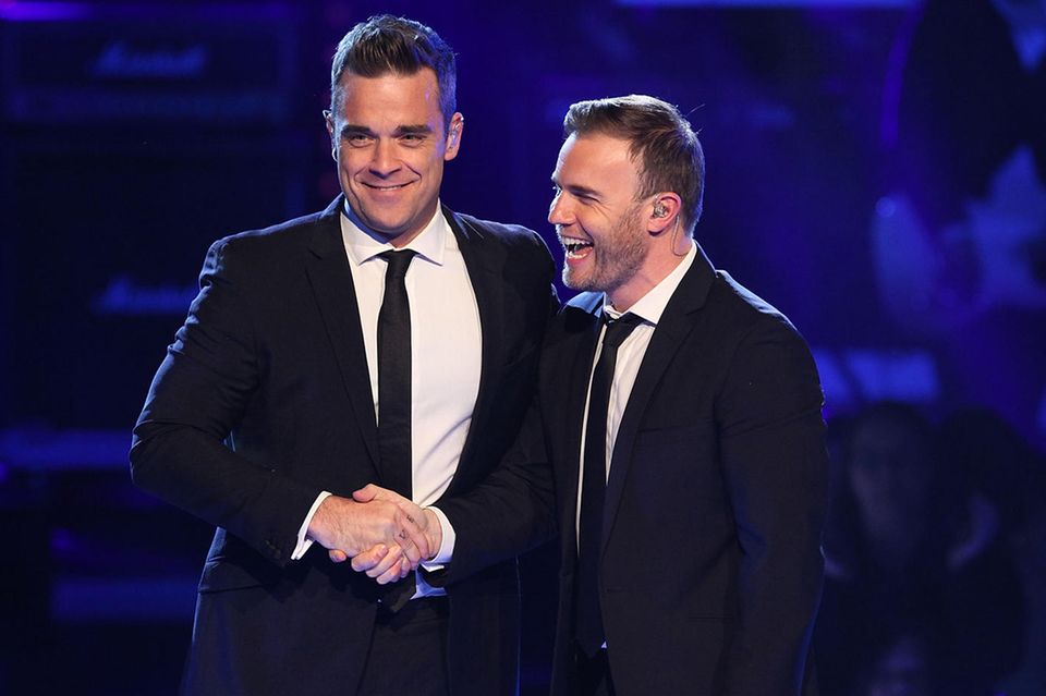 Robbie Williams und Gary Barlow