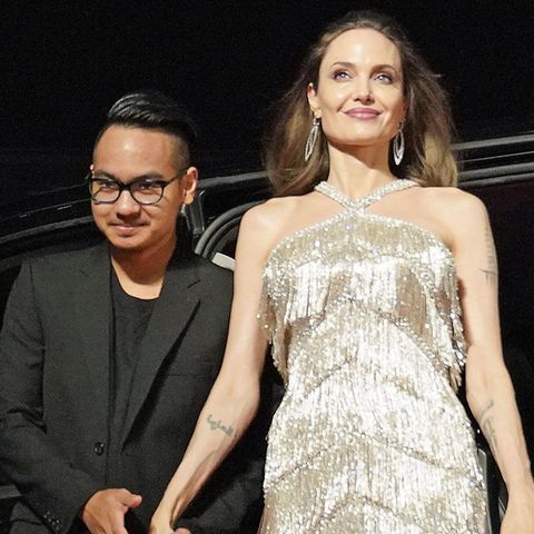 Maddox und Angelina Jolie