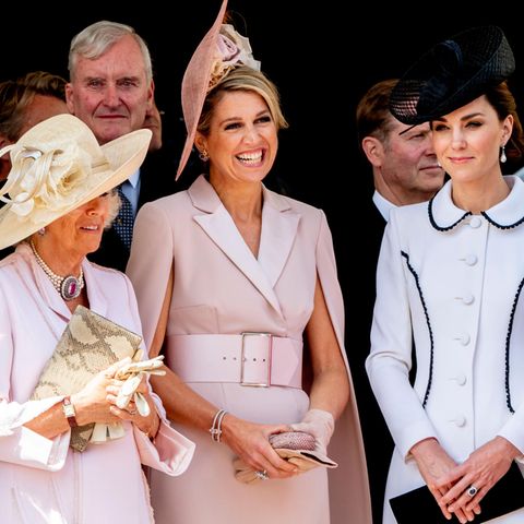 Königin Letizia, Herzogin Camilla, Königin Máxima + Herzogin Catherine