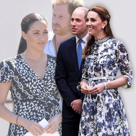 Herzogin Meghan, Prinz Harry, Prinz William und Herzogin Catherine, die ehemaligen "Fantastischen Vier" des britischen Königshauses.