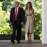 Melania Trump trägt Dior-Kleid am nationalen Gebetstag