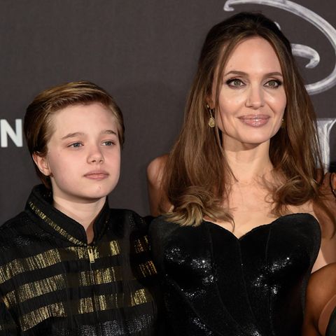 Angelina Jolie mit Shiloh und Zahara 