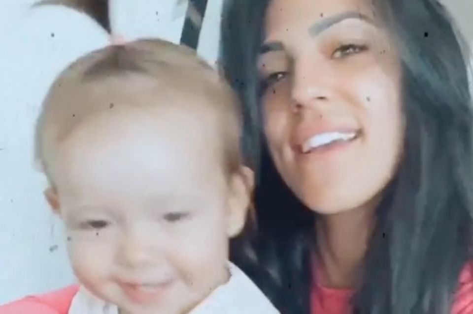 Lena Gercke: Elena Miras und Tochter Aylen Elena Miras und Tochter Aylen