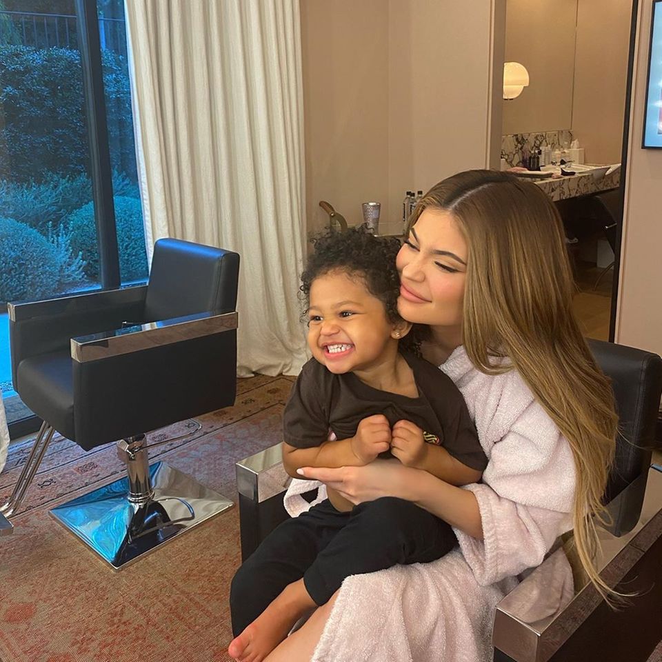 Kylie Jenner mit Tochter Stormi