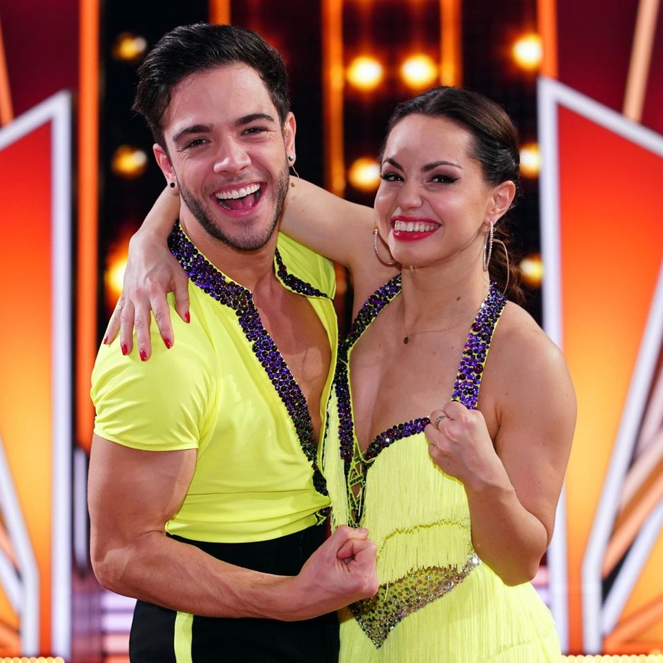 Luca Hänni und Christina Luft stehen im "Let's Dance"-Finale