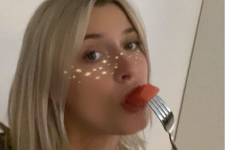 Sophia Thomalla: Lena Gercke stillt ihre Schwangerschaftsgelüste Lena Gercke stillt ihre Schwangerschaftsgelüste