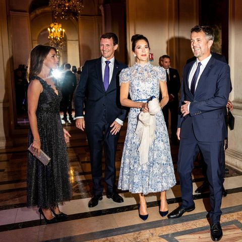 Die dänischen Royals Prinzessin Marie, Prinz Joachim, Prinz Frederik und Prinzessin Mary (v.l.n.r.)