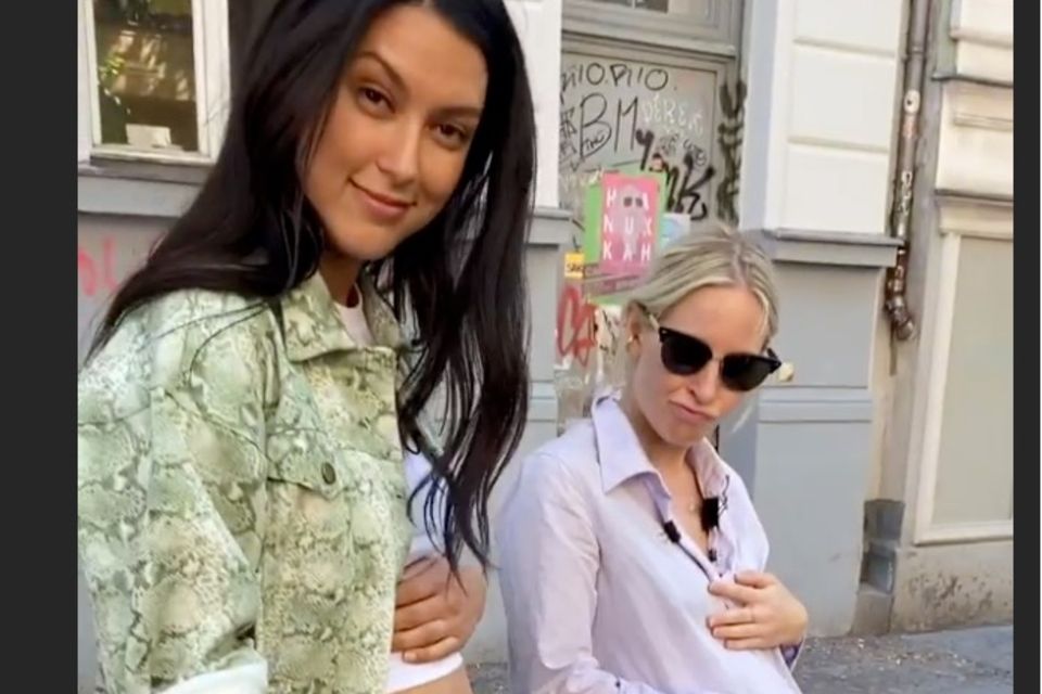 Sabrina Mockenhaupt: Rebeca Mir zeigt ihr Food-Baby Rebeca Mir zeigt ihr Food-Baby