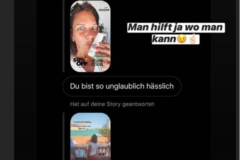 Danni Büchner: So fies wird Danni Büchner beleidigt So fies wird Danni Büchner beleidigt