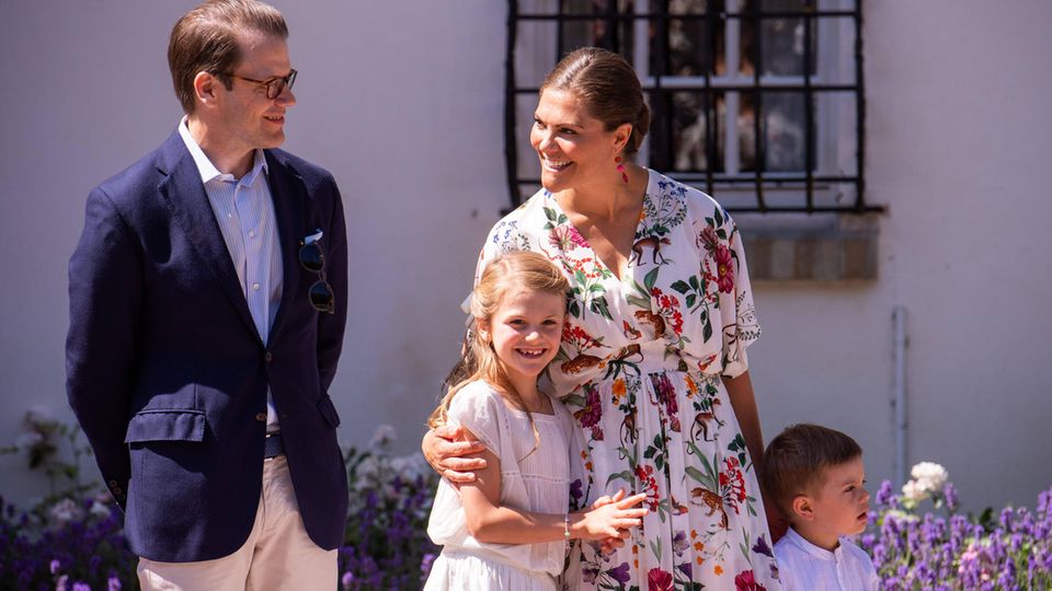 Prinzessin Madeleine: Prinzessin Victoria, Prinz Daniel, Prinzessin Estelle und Prinz Oscar Prinzessin Victoria, Prinz Daniel, Prinzessin Estelle und Prinz Oscar